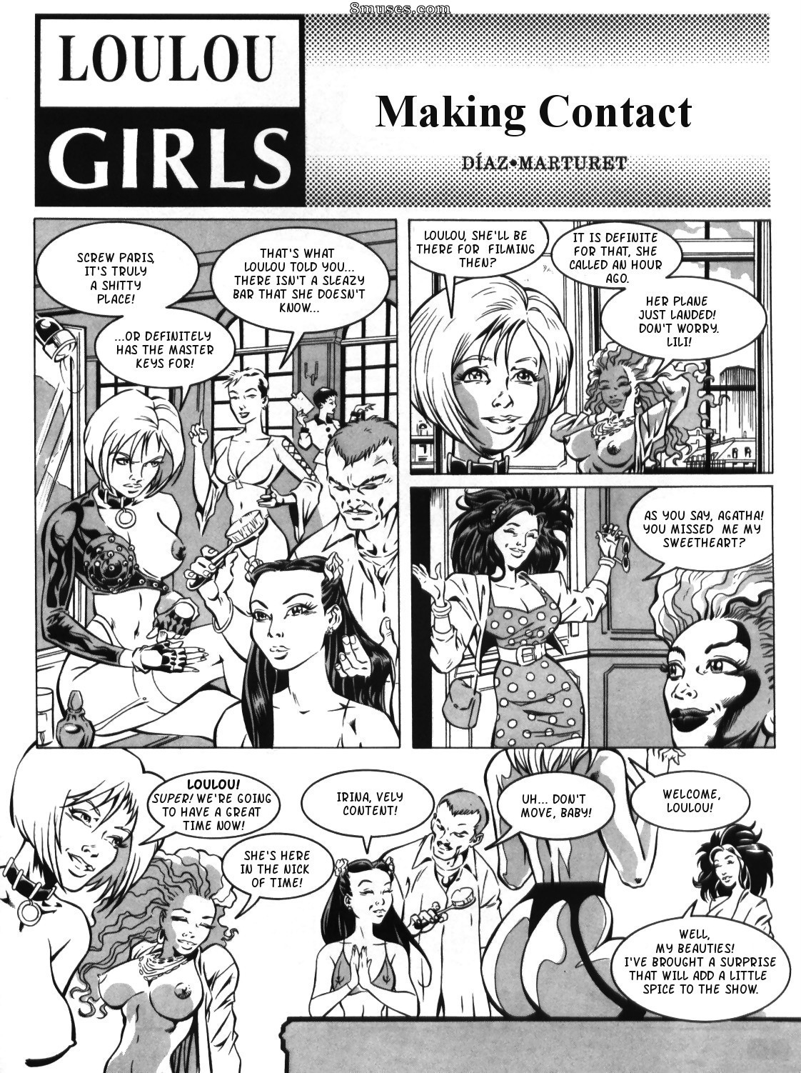 Diaz & Marturet - LouLou Girls - Making Contact - Page 1