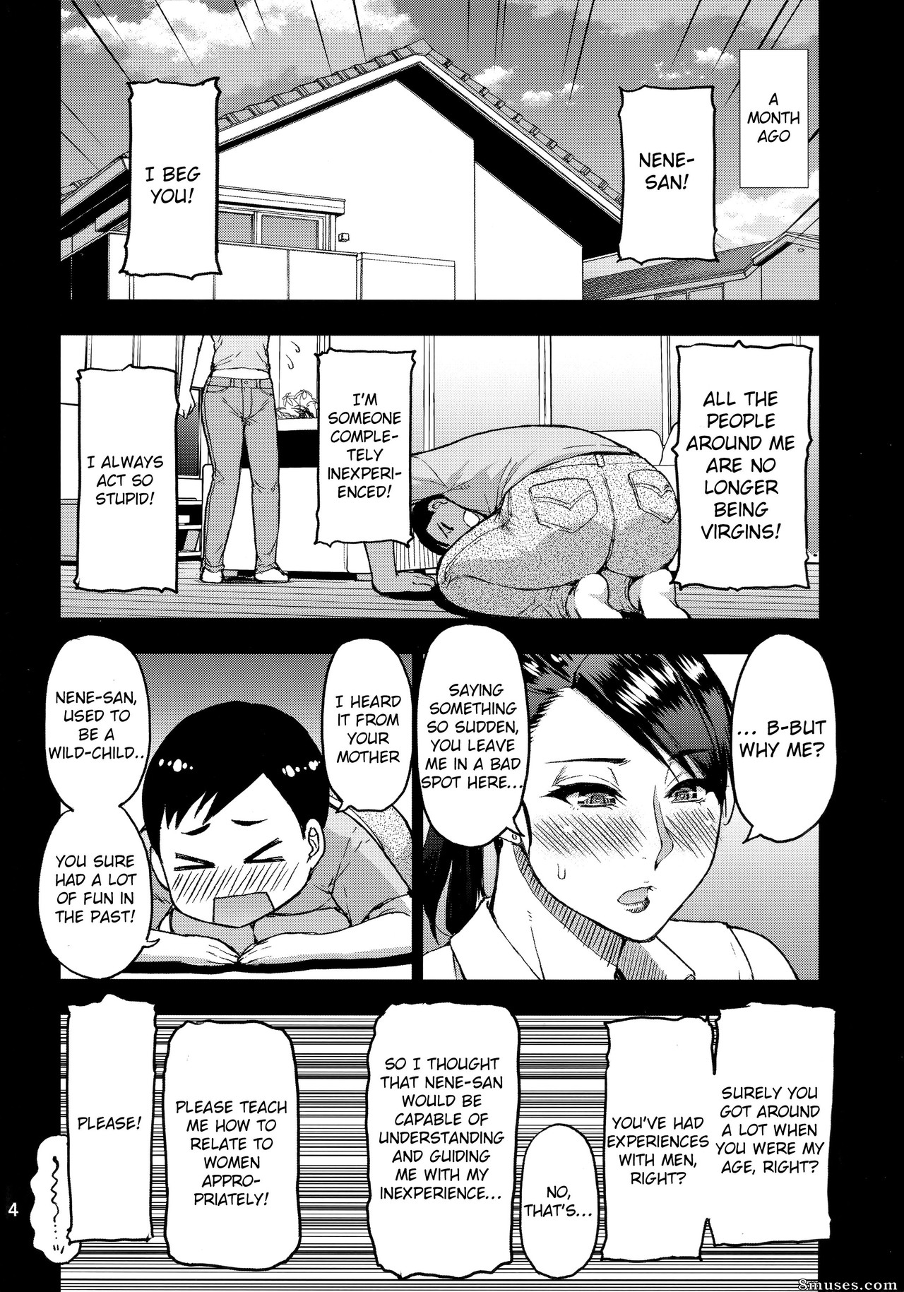 Shunjou Shuusuke - Motoyan Hitozuma Jukujo no Oba-san ni Seishori o Onegai shita - Page 3