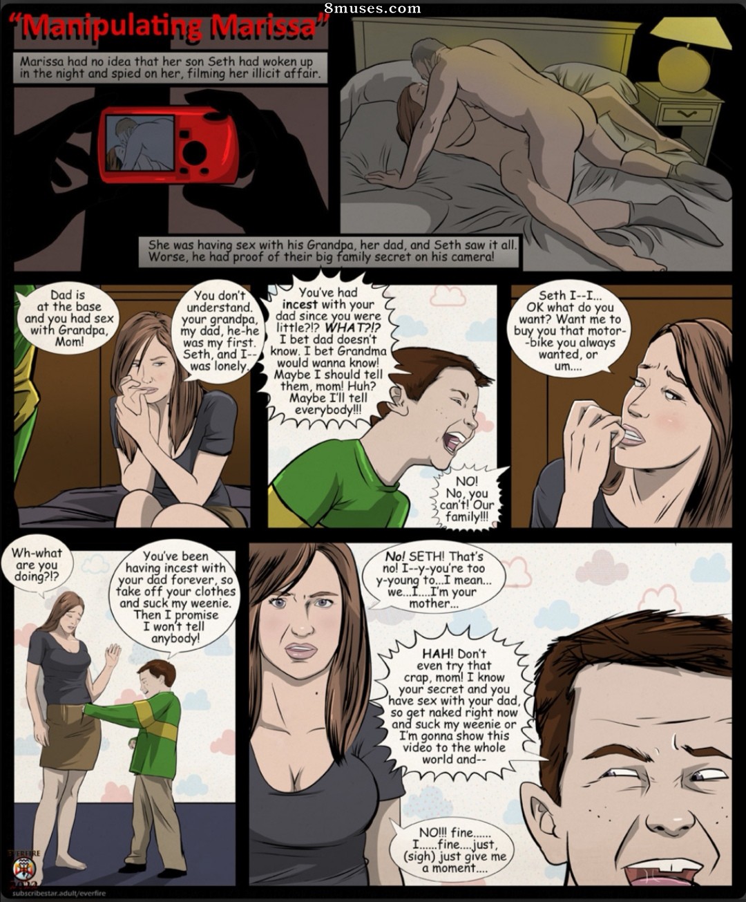 Everfire Comics - Manipuler Marissa - Page 1