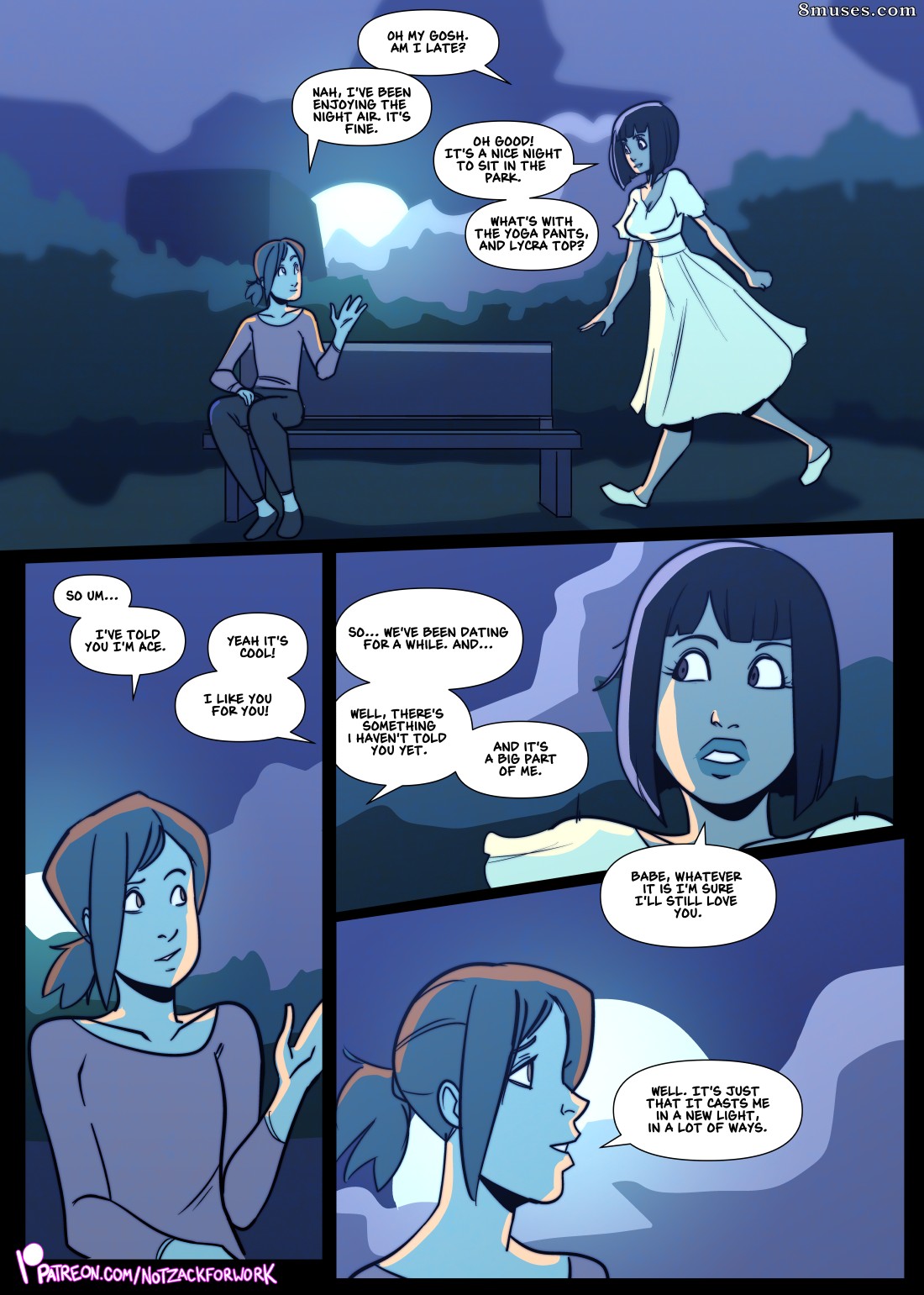 NotZackForWork Comics - Confidences sous la lune - Page 1