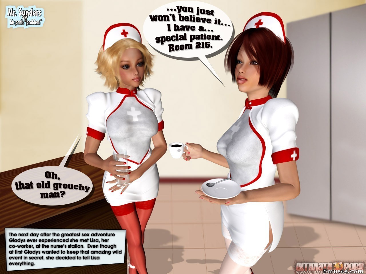 Ultimate3DPorn Comics - Mr. Sunders and His Penis Problem. Part II - Page 2
