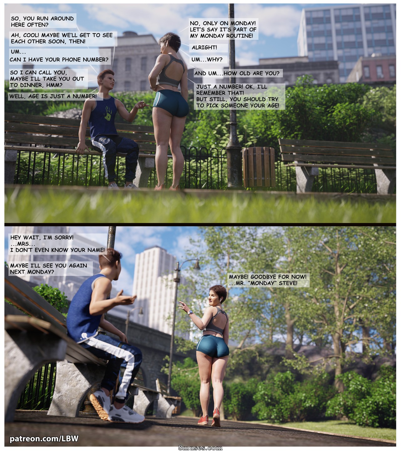 Monday Routine - Text - Page 6