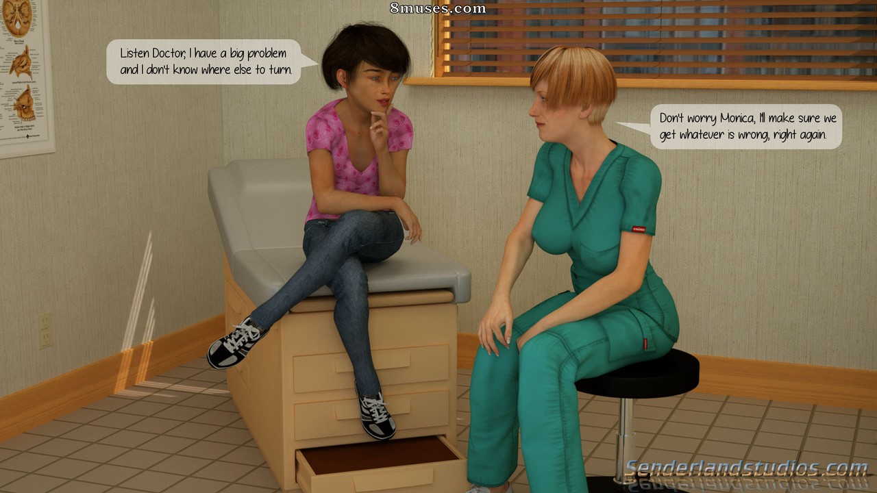 Senderland Studios Comics - Consultando o médico - Página 1