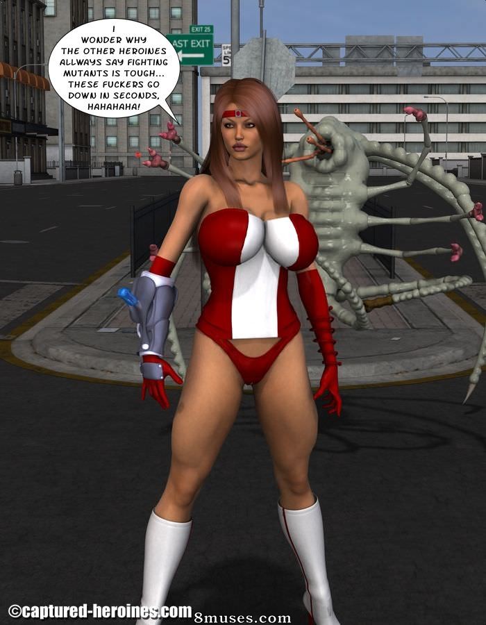 Captured-Heroines Comics - Punho vermelho - Primeira missão - Página 11