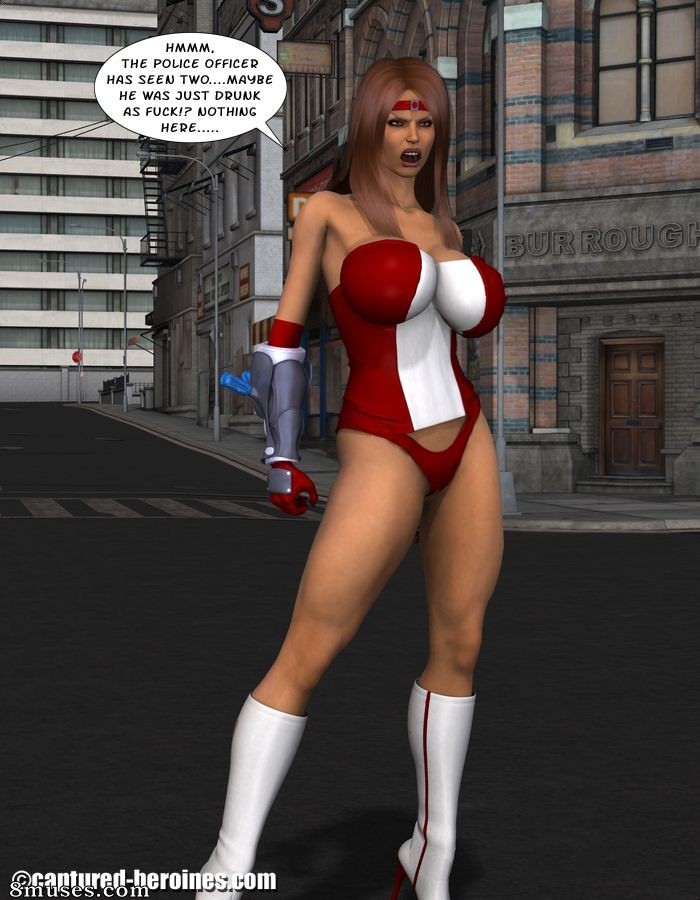 Captured-Heroines Comics - Punho vermelho - Primeira missão - Página 4