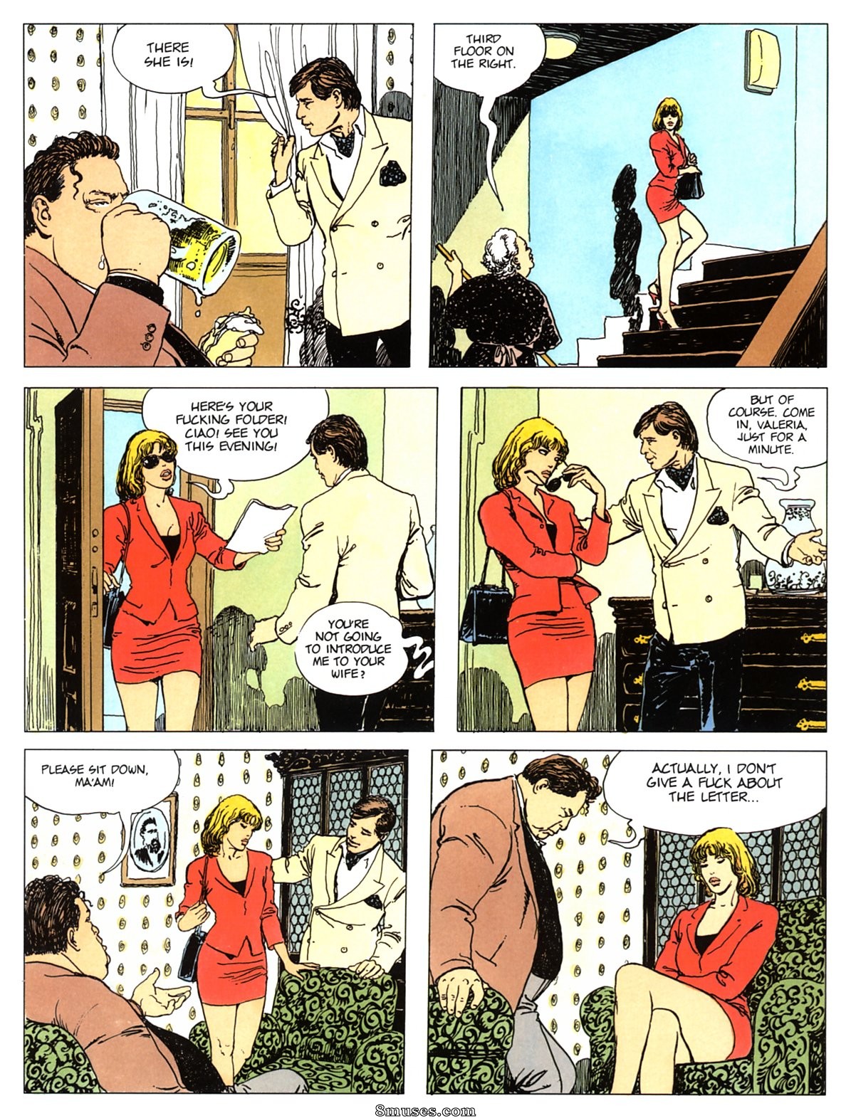 Milo Manara Comics - Cita fatal - Página 10