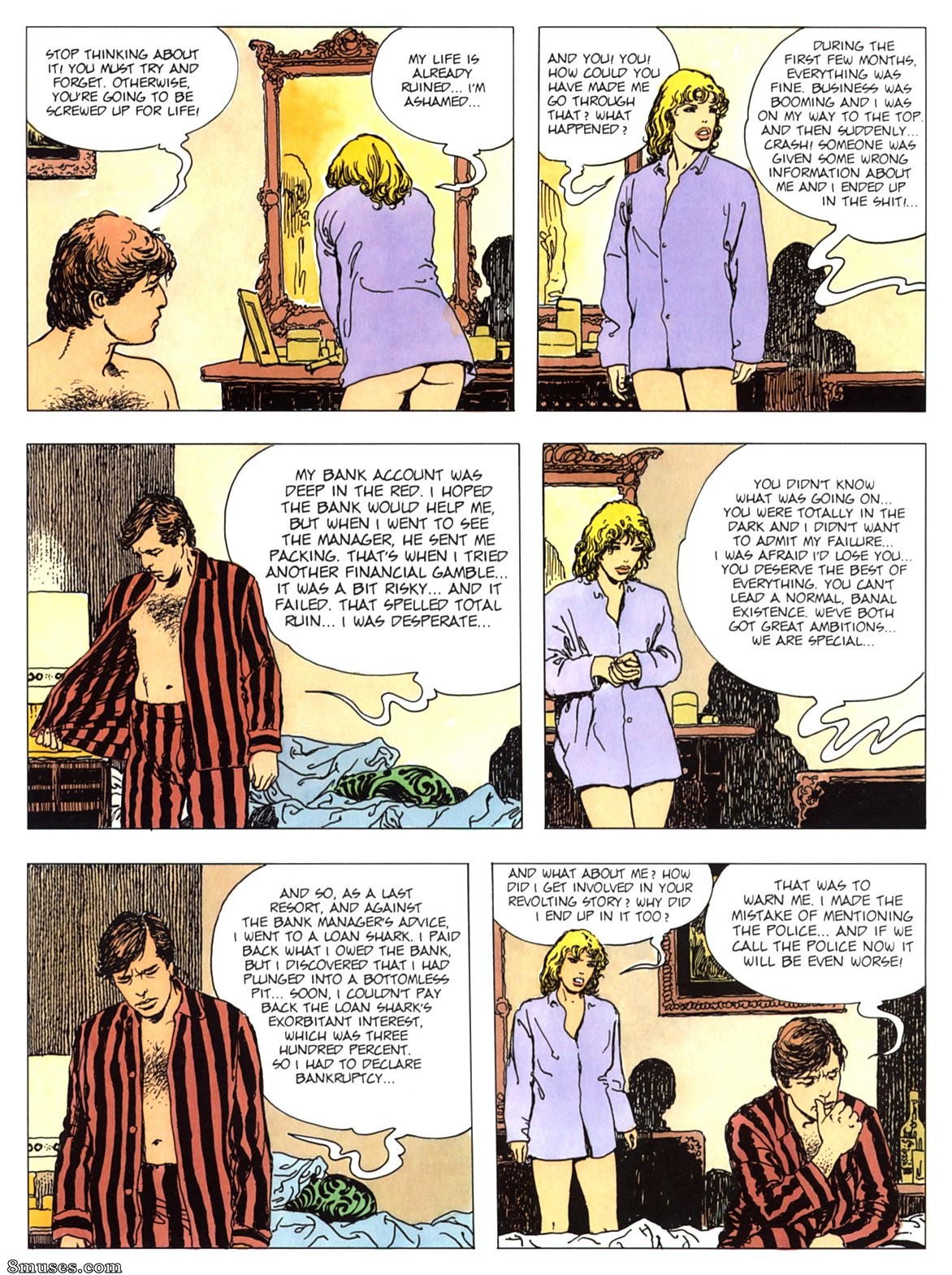 Milo Manara Comics - फाटल रंडेज़वस - पेज 17