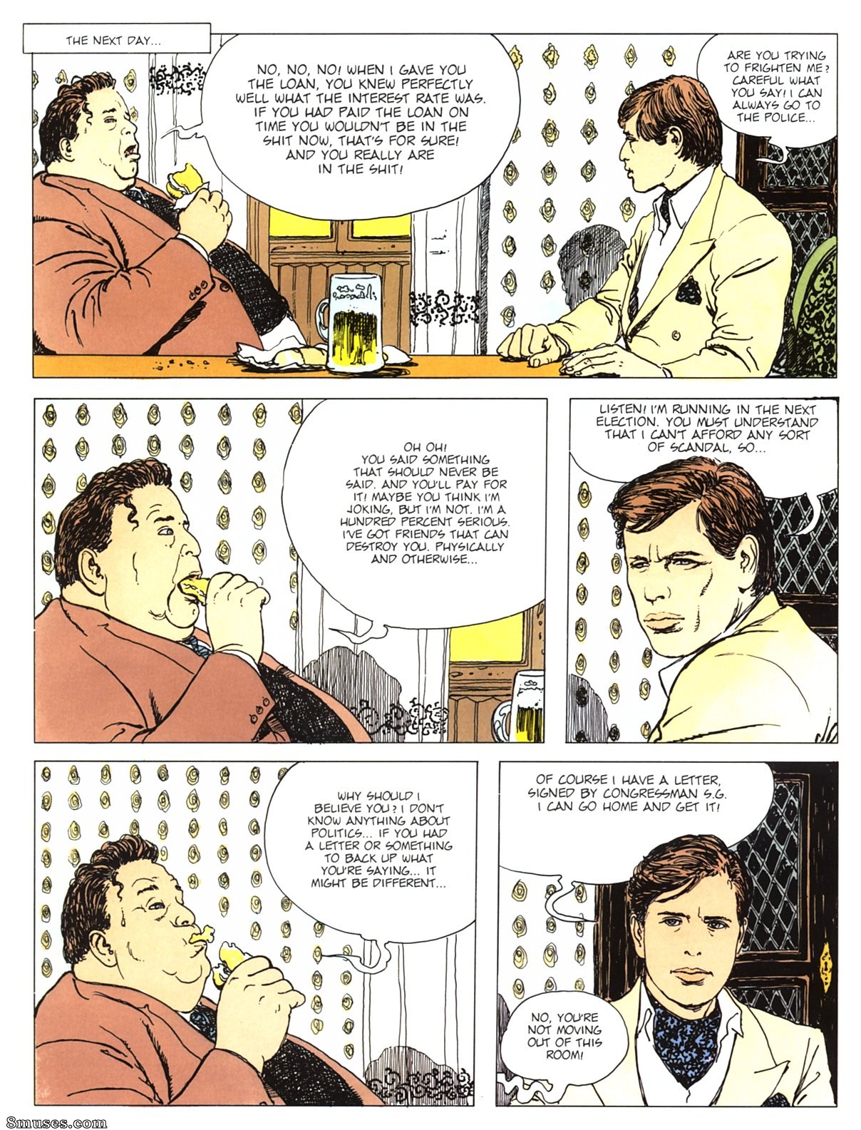 Milo Manara Comics - फाटल रंडेज़वस - पेज 8