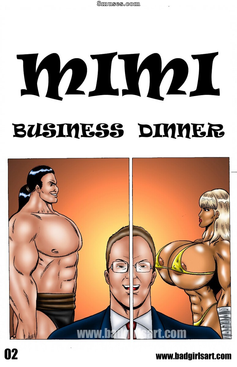 Bad Girls Art Comics - Mimi Business Dinner - Page 2