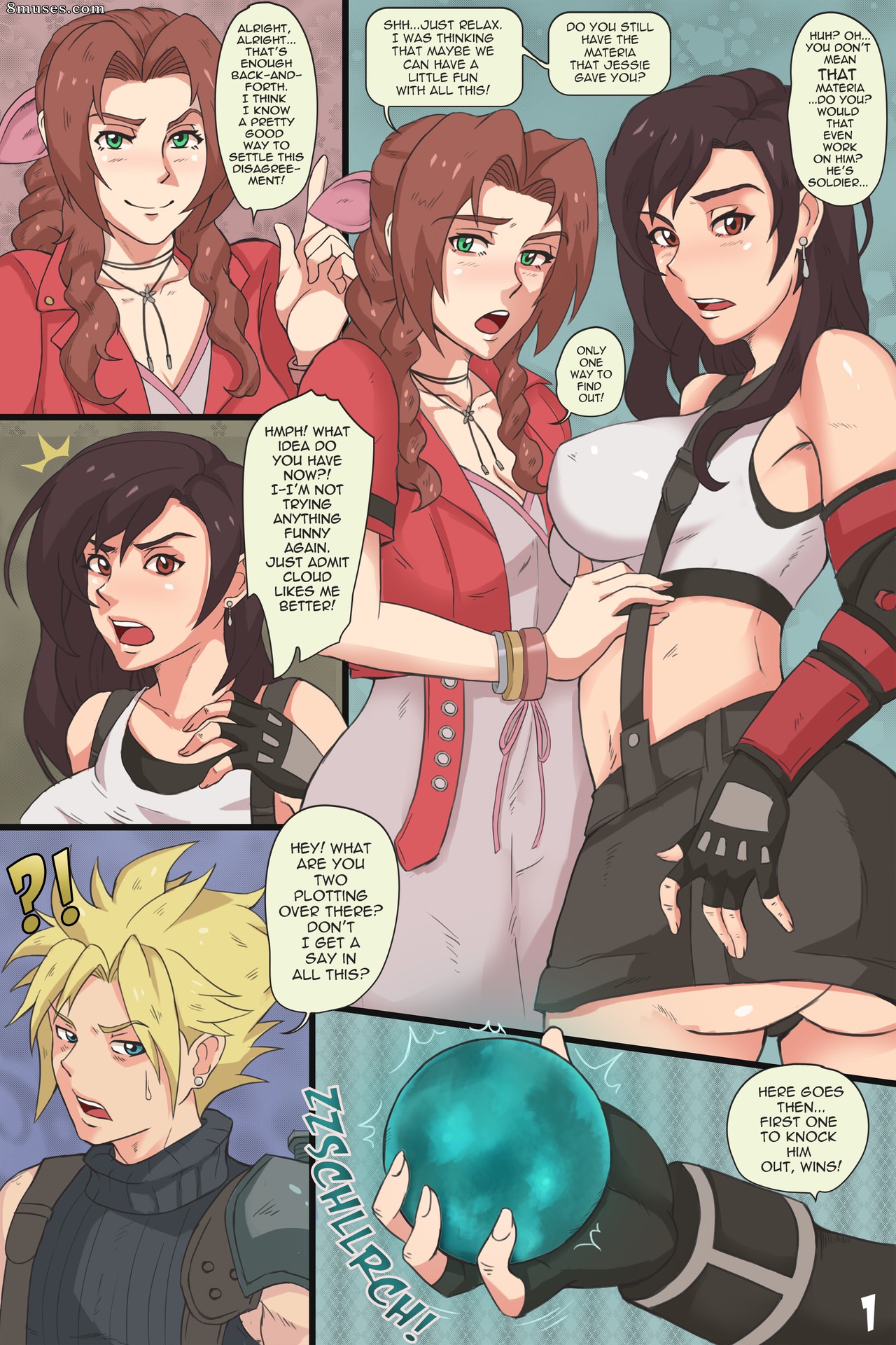 Azote citoscópico - FF7 Doujinshi - Página 1