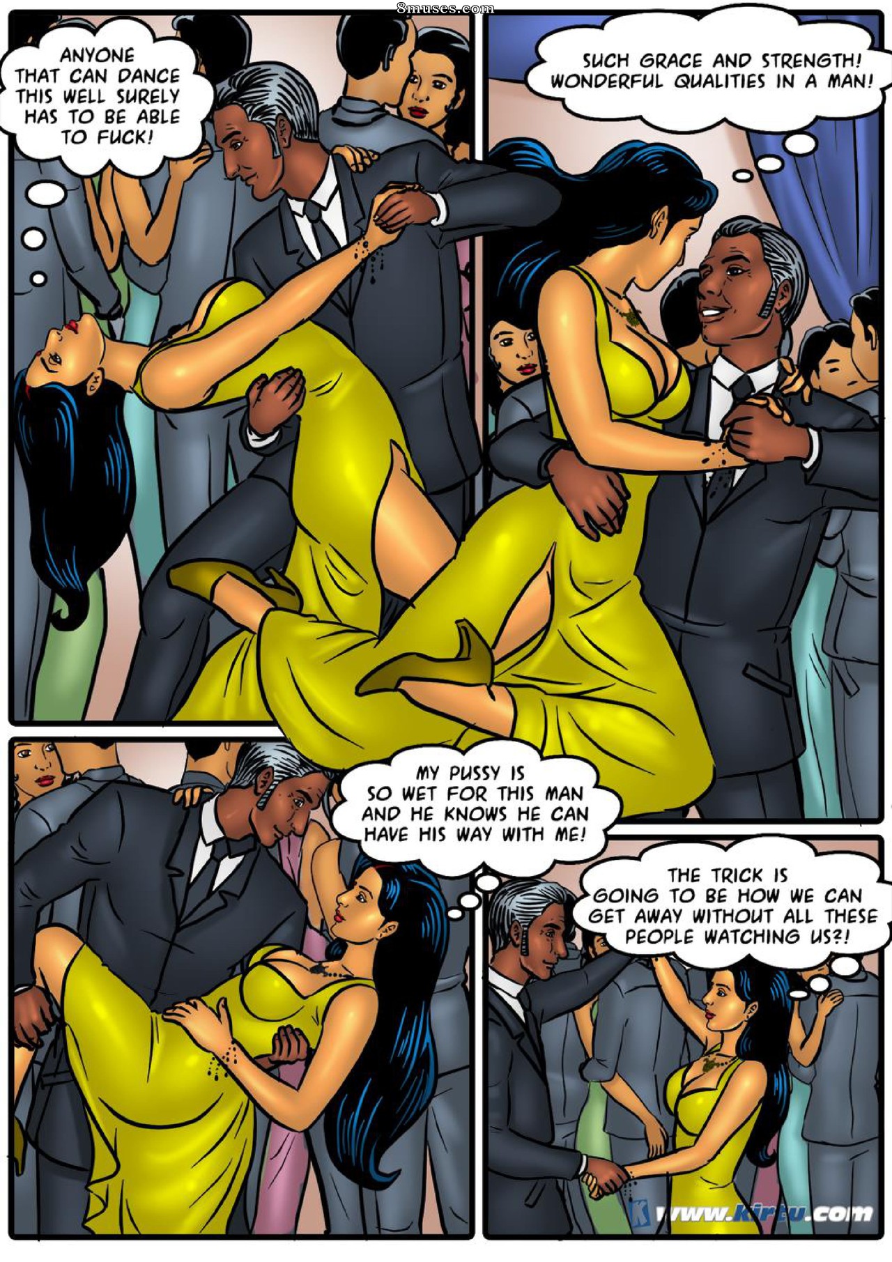 Kirtu.com Comics - Savita Bhabhi - Épisode 47 - Savita se réunit avec une ancienne flamme du lycée - Page 14