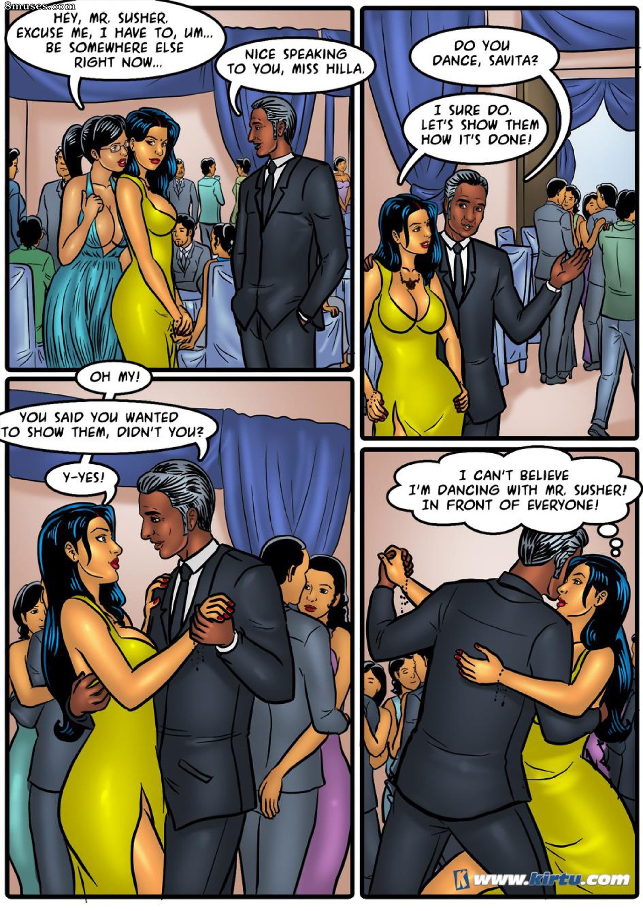 Kirtu.com Comics - Savita Bhabhi - Épisode 47 - Savita se réunit avec une ancienne flamme du lycée - Page 13
