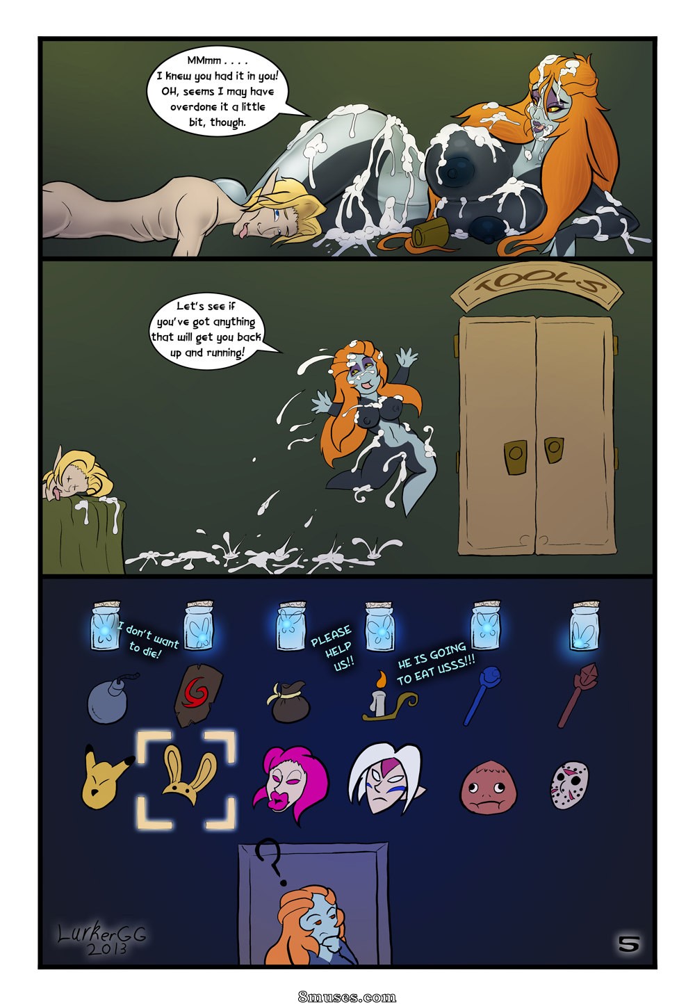 LurkerGG Comics - Mask Madness - Page 5