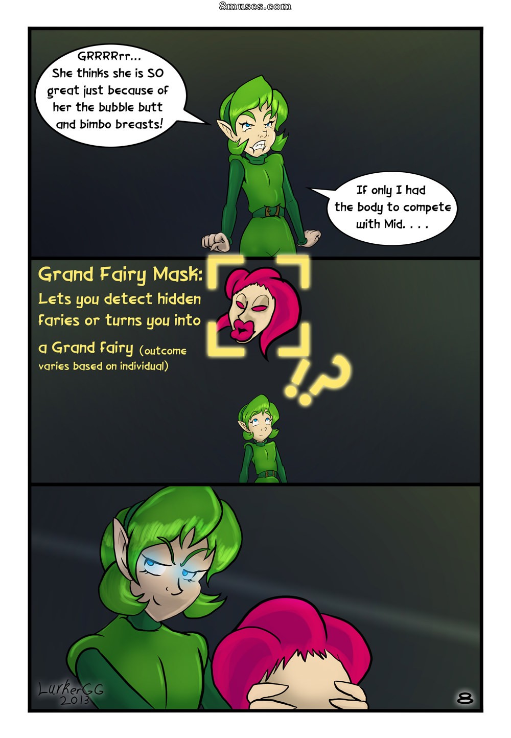 LurkerGG Comics - Mask Madness - Page 8