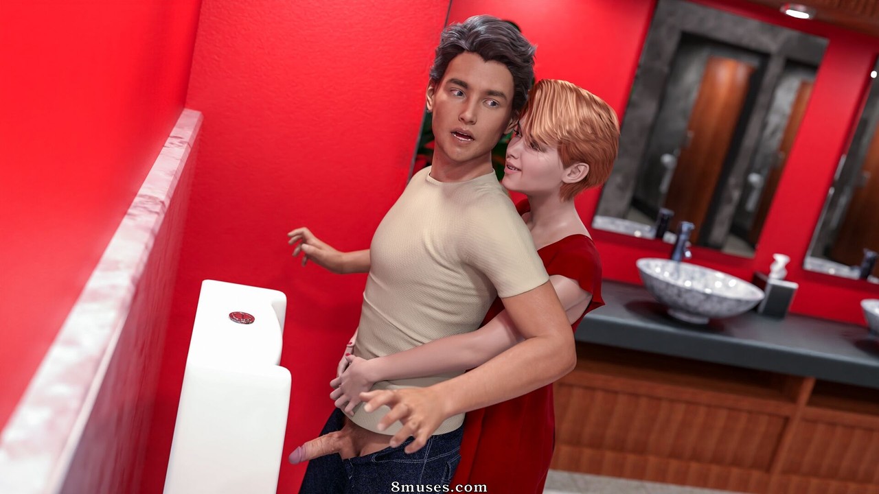 Naughtygames - Kelly surprises Jack in the bathroom - Page 2