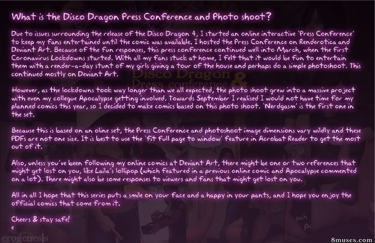 Issue 3 - The Disco Dragon - Press Conference and House Tour - Page 2