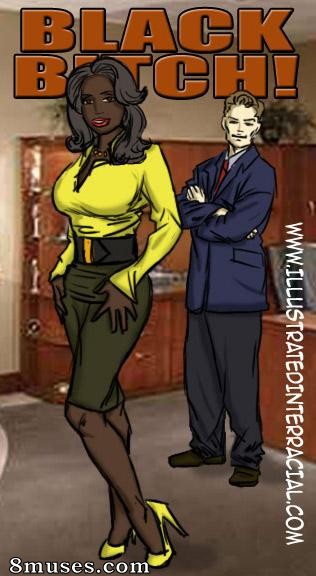 IllustratedInterracial.com Comics - Vadia preta - Página 1
