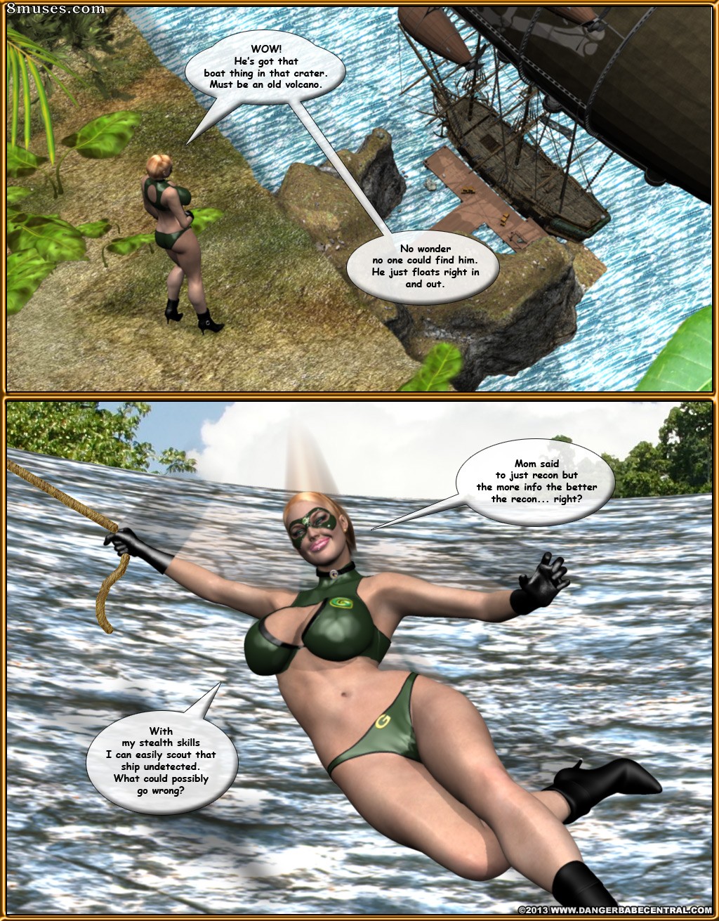3D - Green Specter - Return of Ghost Pirate - Page 279