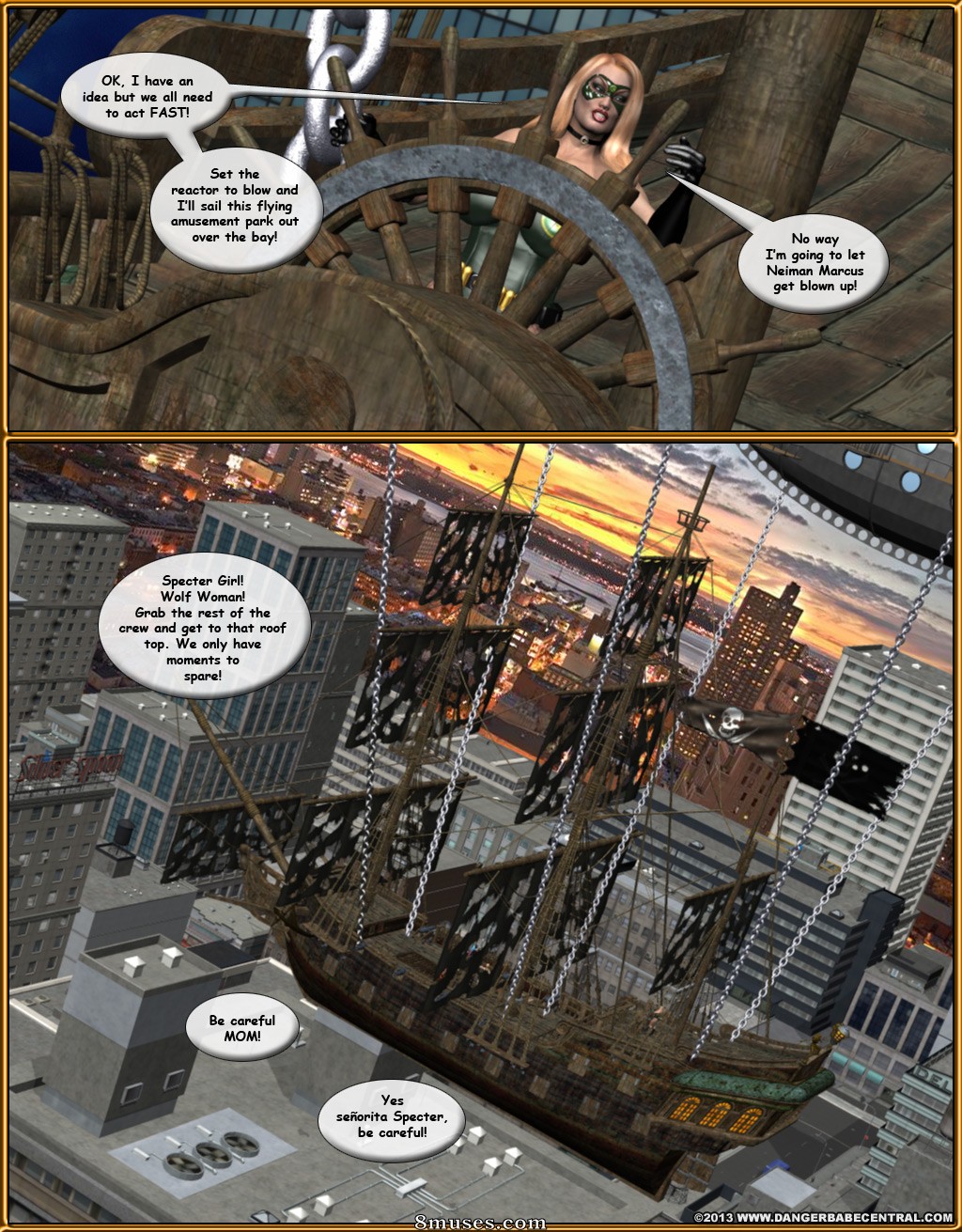 3D - Green Specter - Return of Ghost Pirate - Page 387