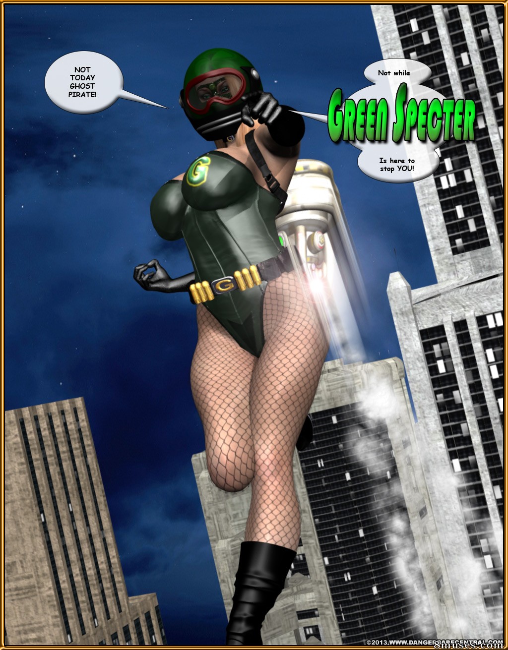 3D - Green Specter - Return of Ghost Pirate - Page 357