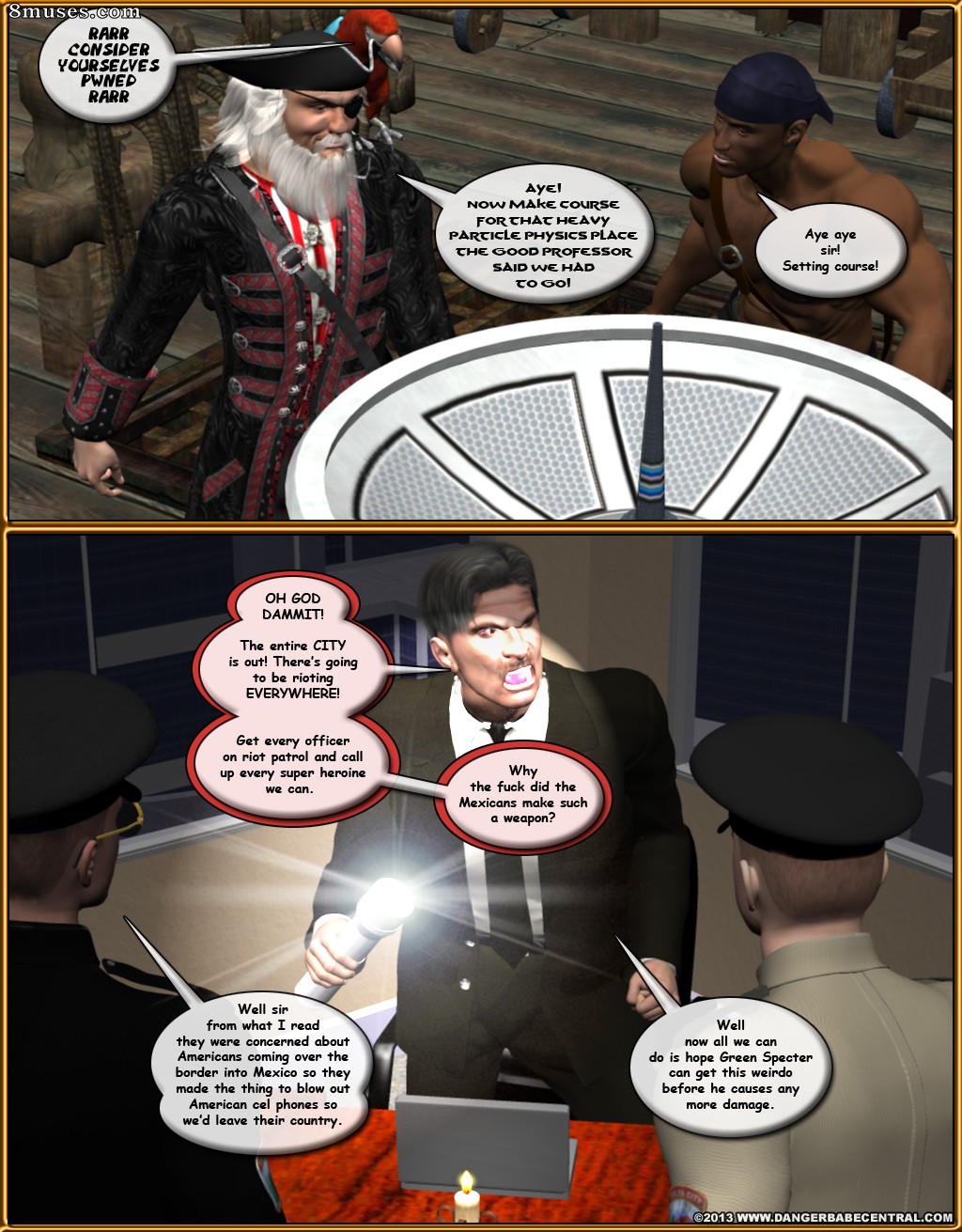 3D - Green Specter - Return of Ghost Pirate - Page 154