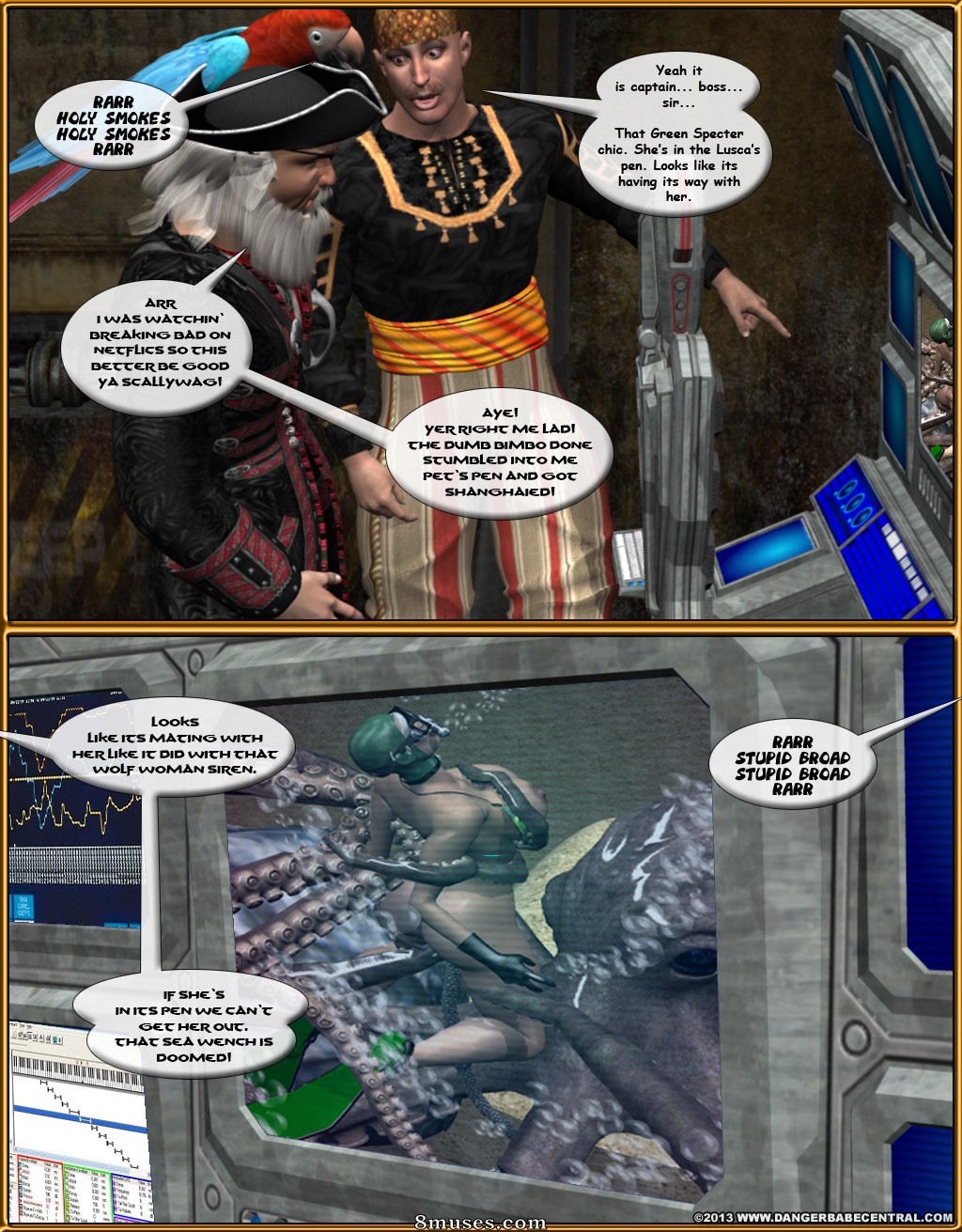 3D - Green Specter - Return of Ghost Pirate - Page 310