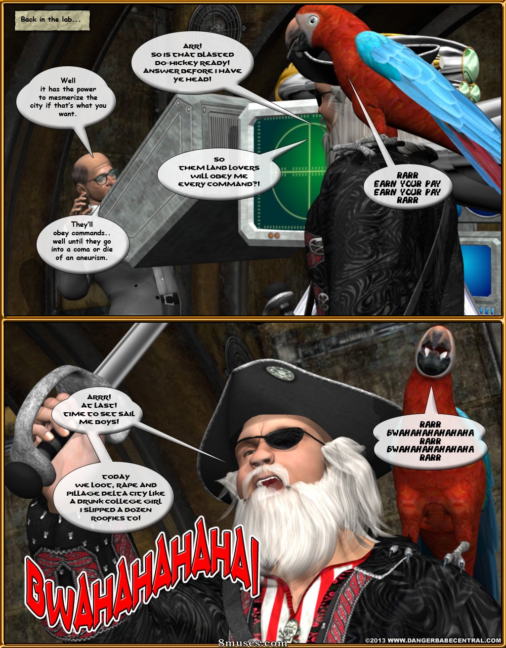 3D - Green Specter - Return of Ghost Pirate - Page 322