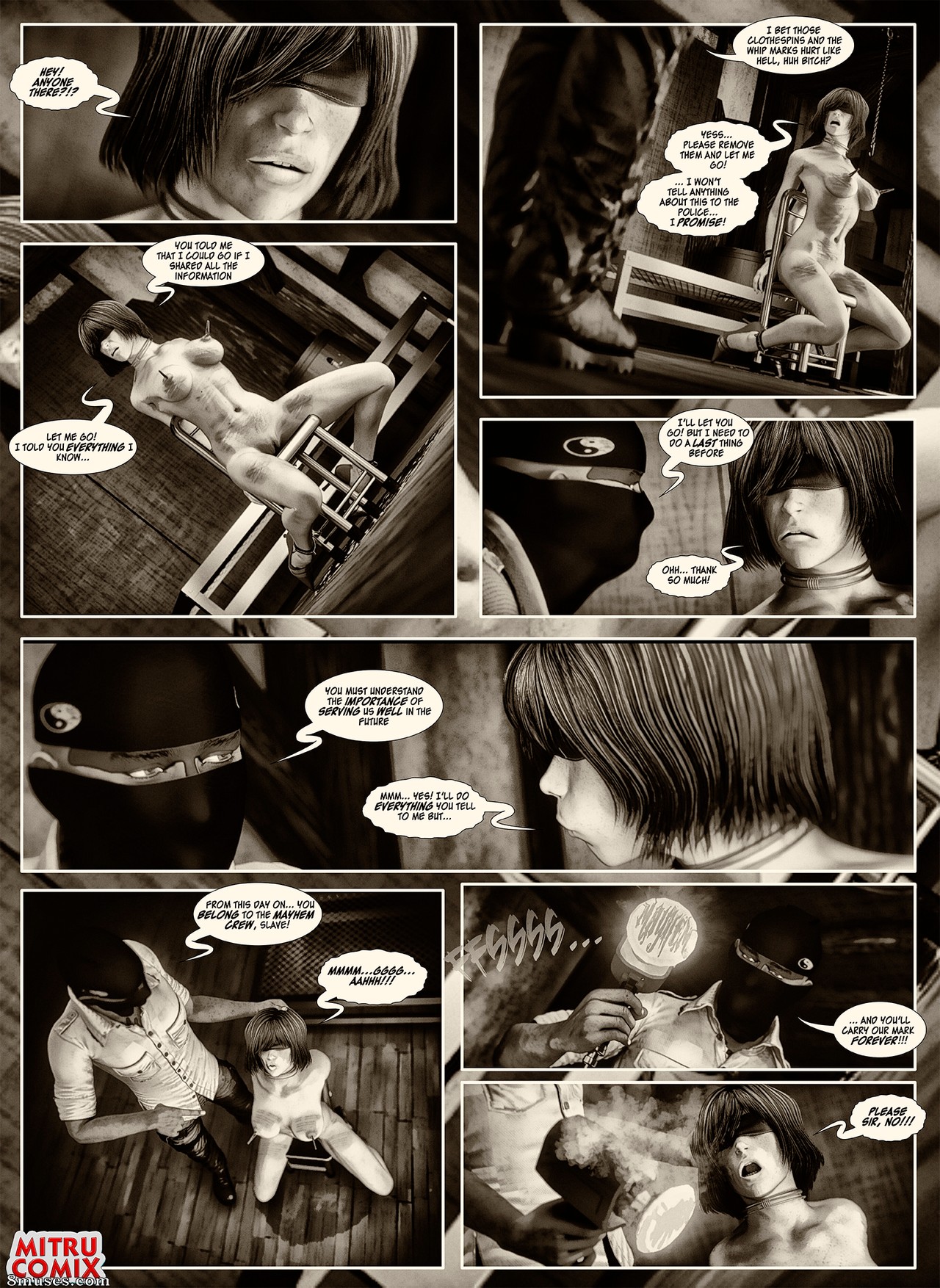 Mitru - True Crime Bondage - The Mayhem Crew - Page 35