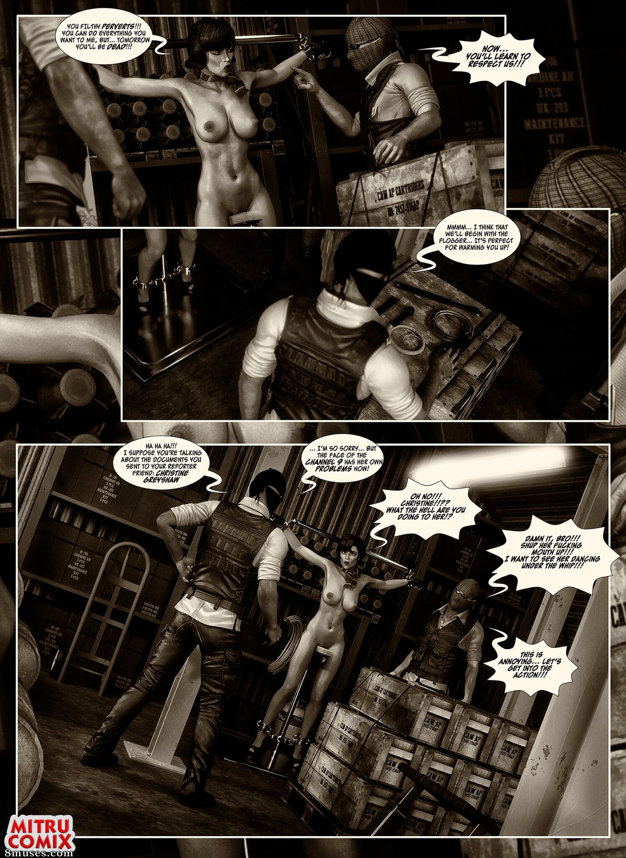 Mitru - True Crime Bondage - The Mayhem Crew - Page 7