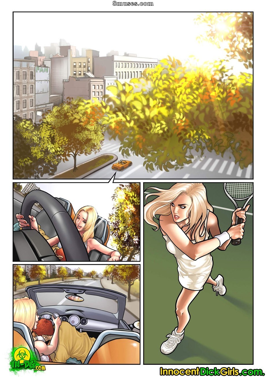 Innocent Dickgirls Comics - Empregada doméstica sissy - Página 2