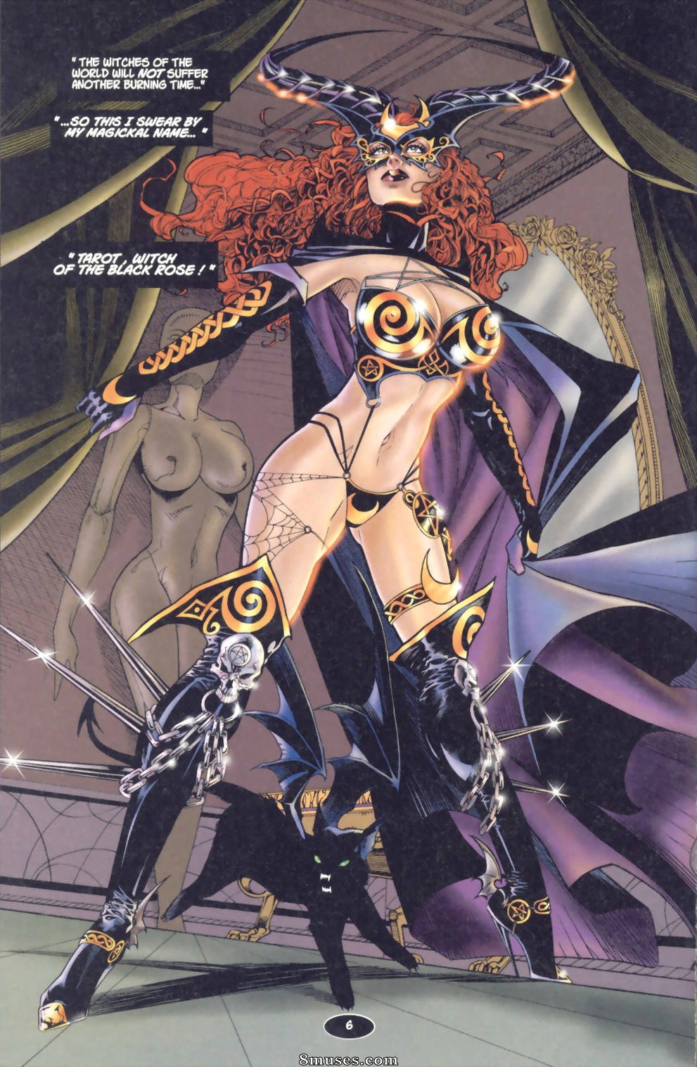BroadSword Comics - Tarot - A bruxa da rosa negra 001 - Página 11