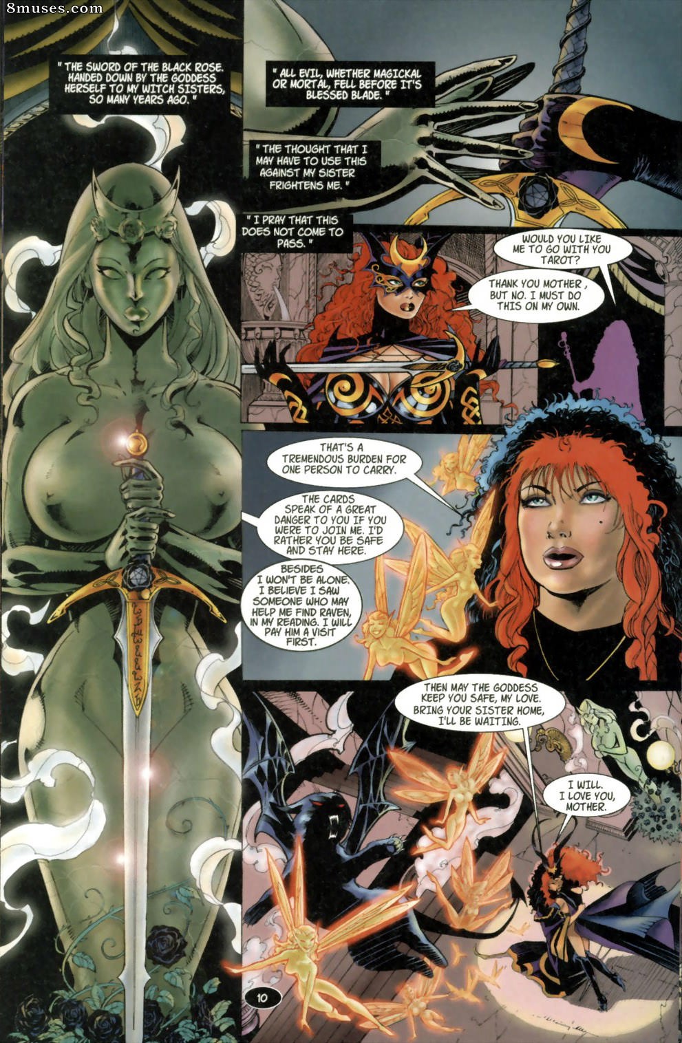 BroadSword Comics - Tarot - A bruxa da rosa negra 001 - Página 15