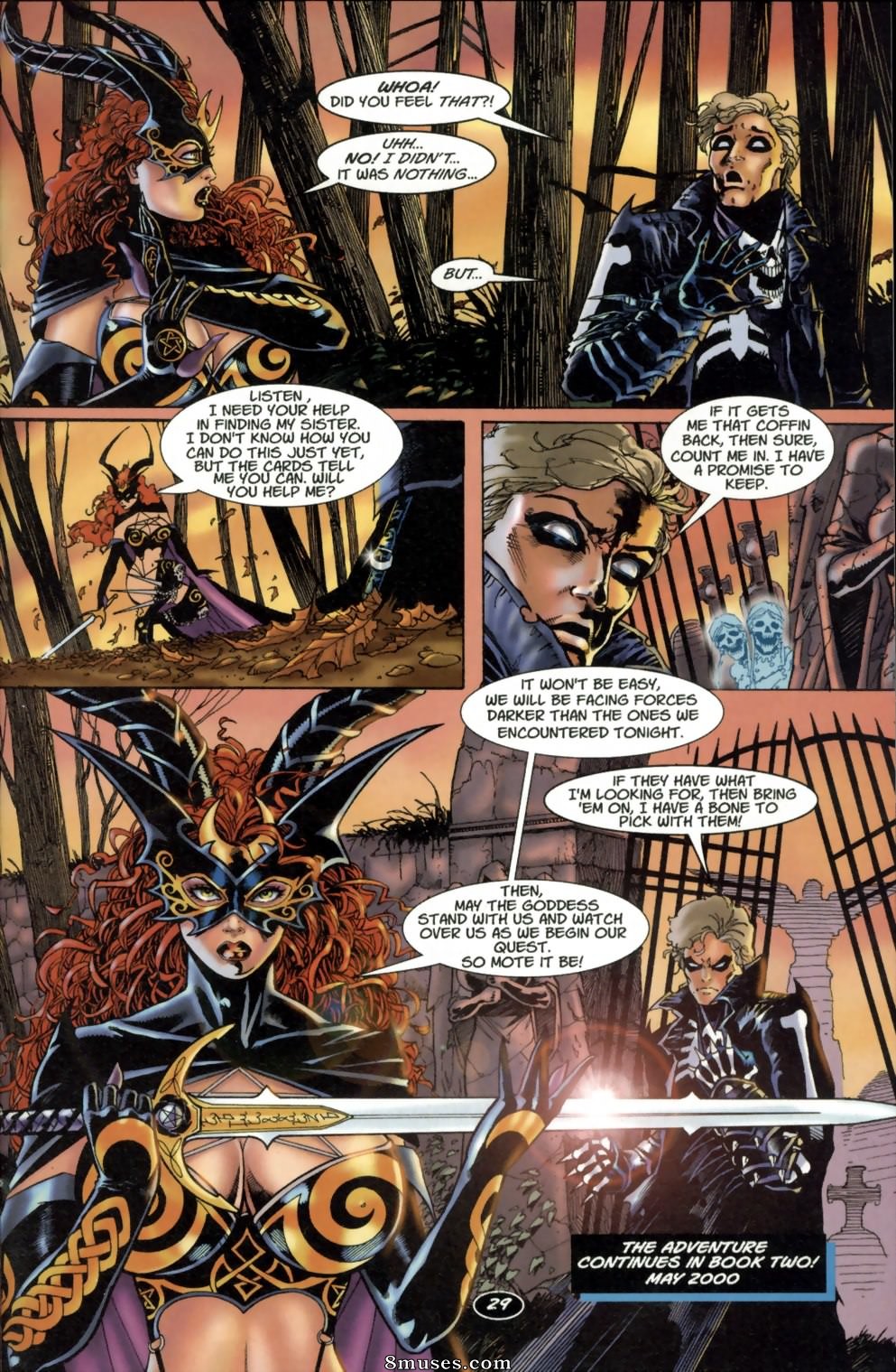 BroadSword Comics - Tarot - A bruxa da rosa negra 001 - Página 34