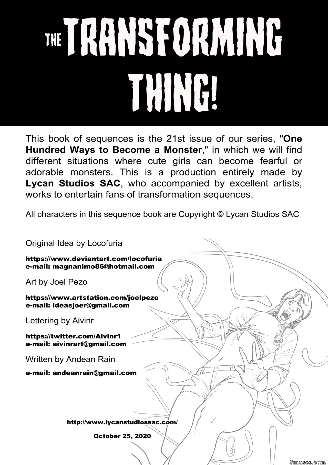 Locofuria Comics - 100 Ways to Become a Monster 21 - The Transforming Thing - Page 3