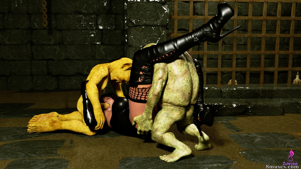 Zuleyka 3D Comics - Domina elfa e goblins - Página 6