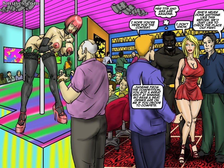 IllustratedInterracial.com Comics - Recession Blues-Wife Forced to Strip - Page 5