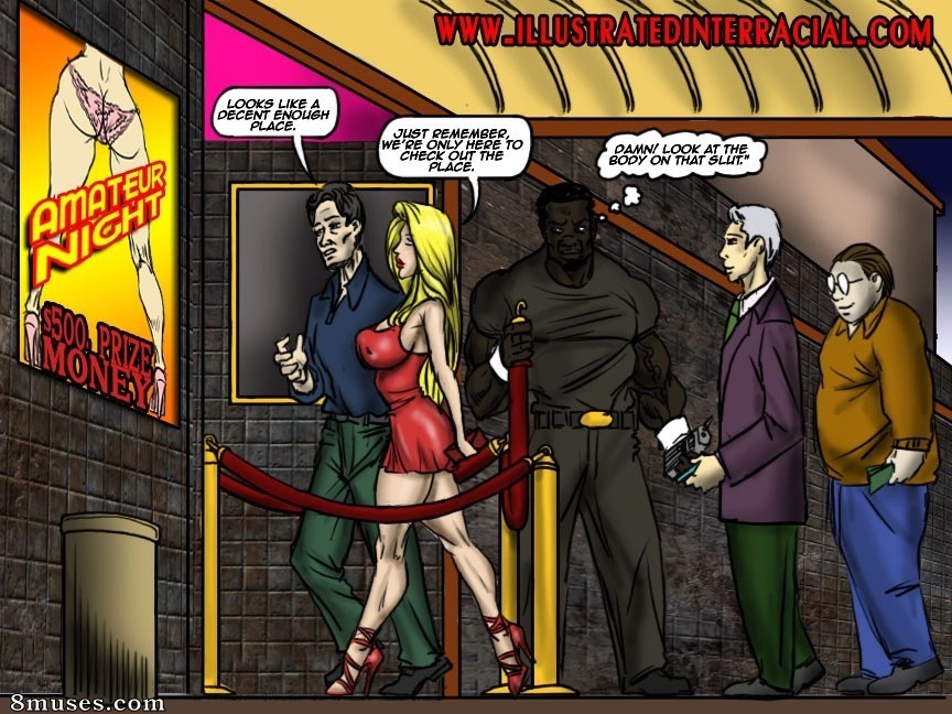IllustratedInterracial.com Comics - Recession Blues-Wife Forced to Strip - Page 4