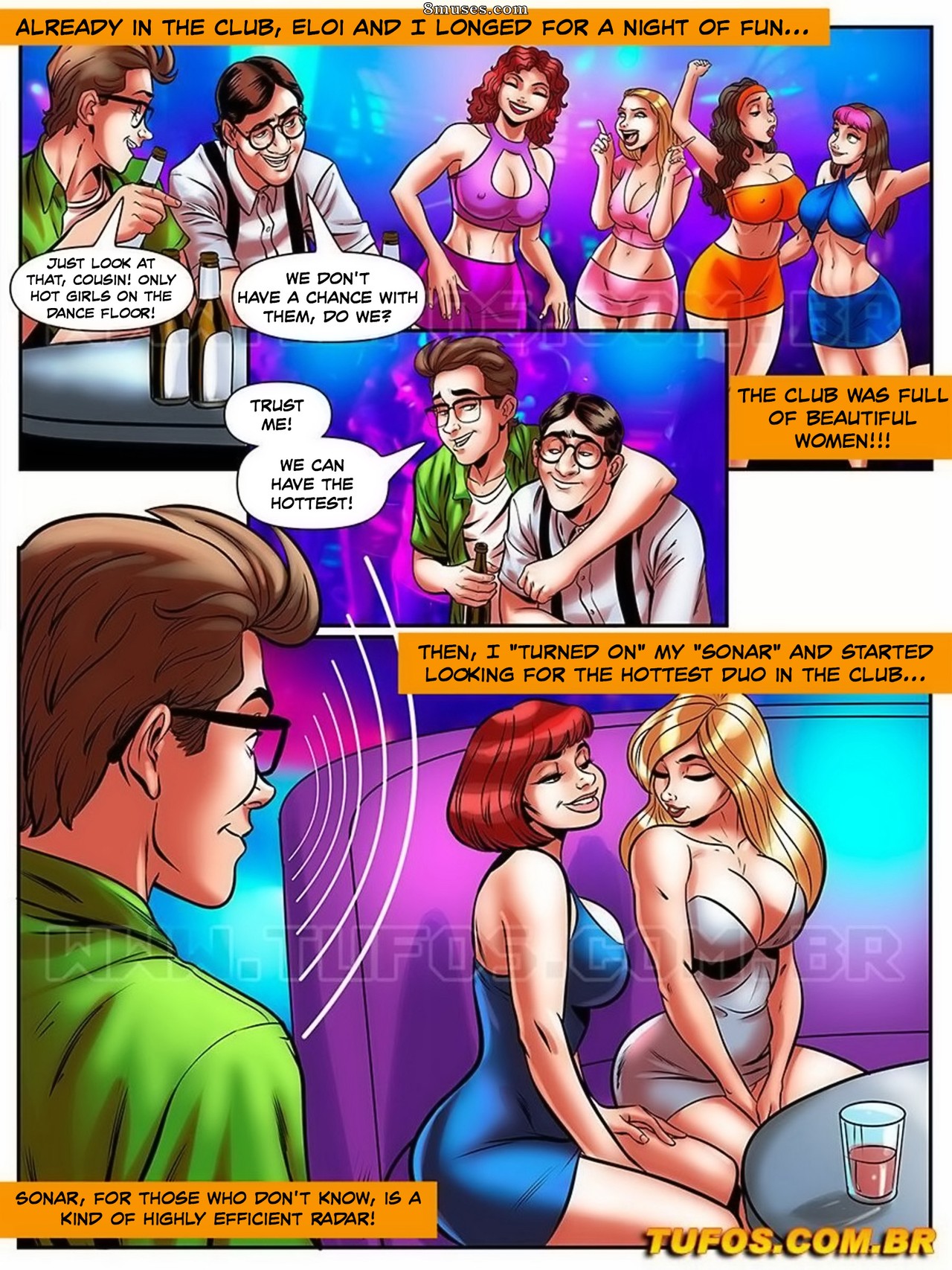 O Nerd Comedor - The Nerd Stallion - English - Issue 19 - Without panties in the Club - Page 2