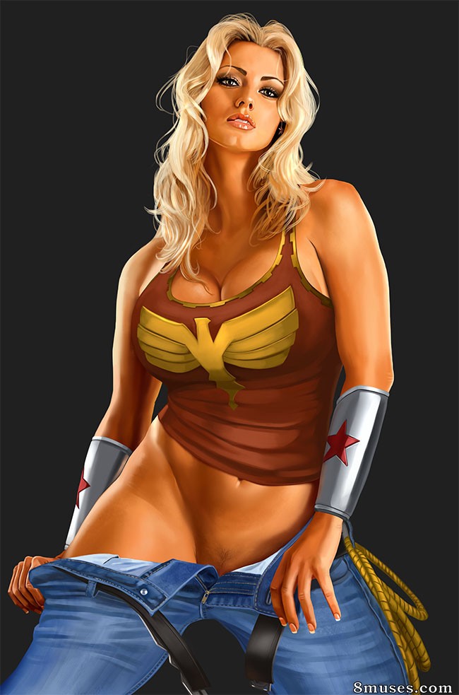 Wonder Girl - process - Page 17