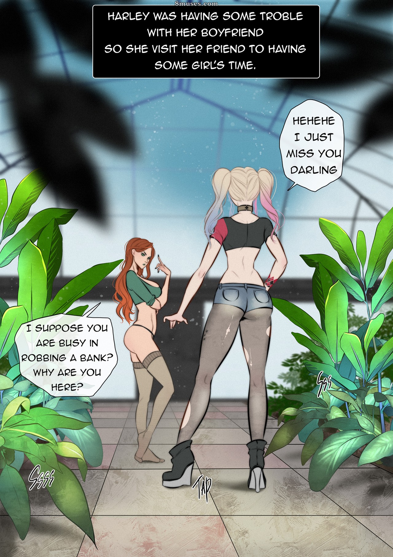 win4699 Comics - Um bom tempo no jardim - Página 1