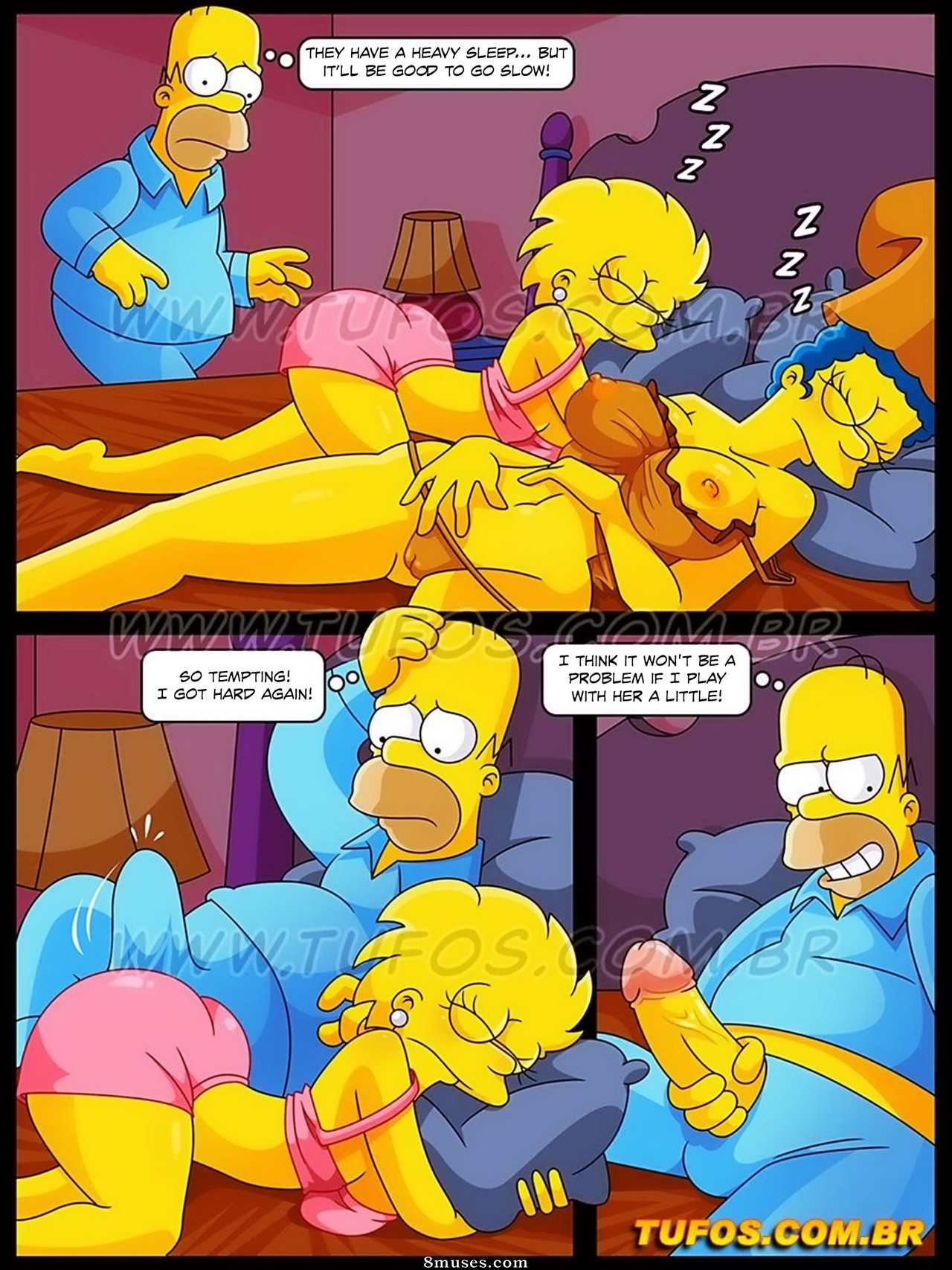Les Simptoons - anglais - Numéro 19 - Dormir dans le lit de mes parents - Page 5