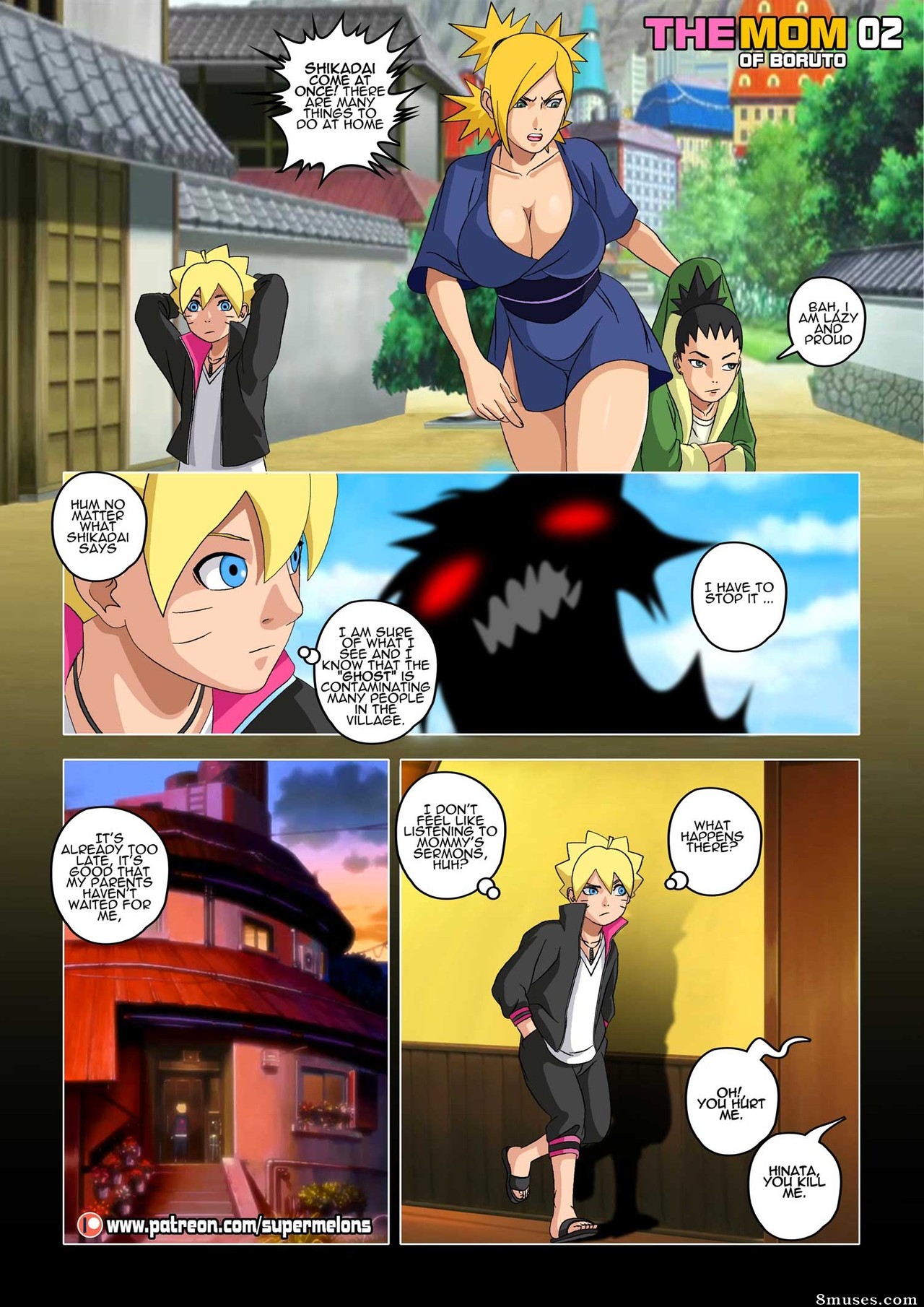 Page 3 | Various-Authors/Super-Melons/The-Mom-of-Boruto | 8muses - Sex  Comics