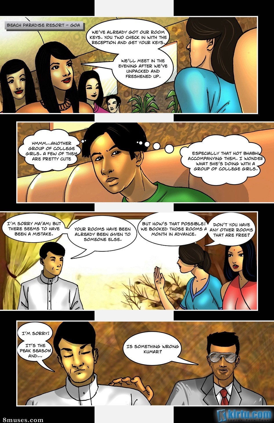 Kirtu.com Comics - Savita Bhabhi à Goa - Partie 1 - Page 4