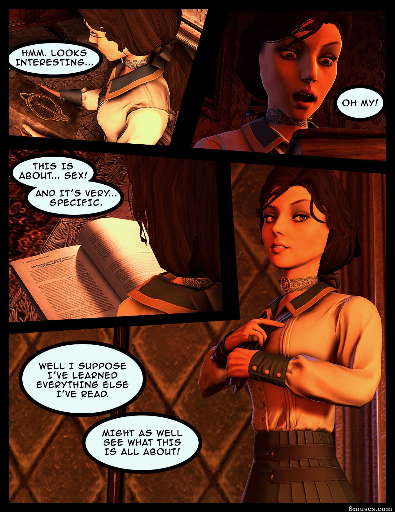 Vaurra Comics - Ensinar Elizabeth - Página 3