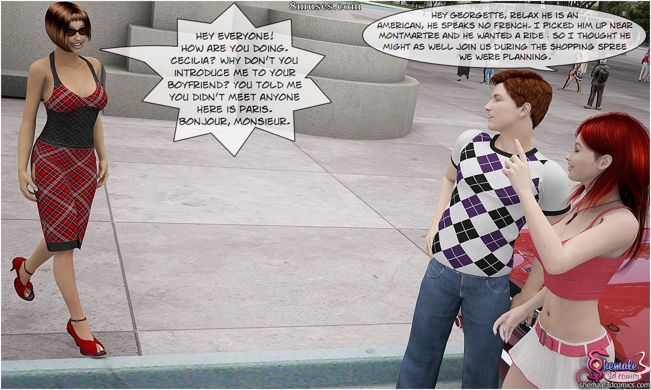 Shemale3DComics.com Collection - Paris eu amo você - Página 7