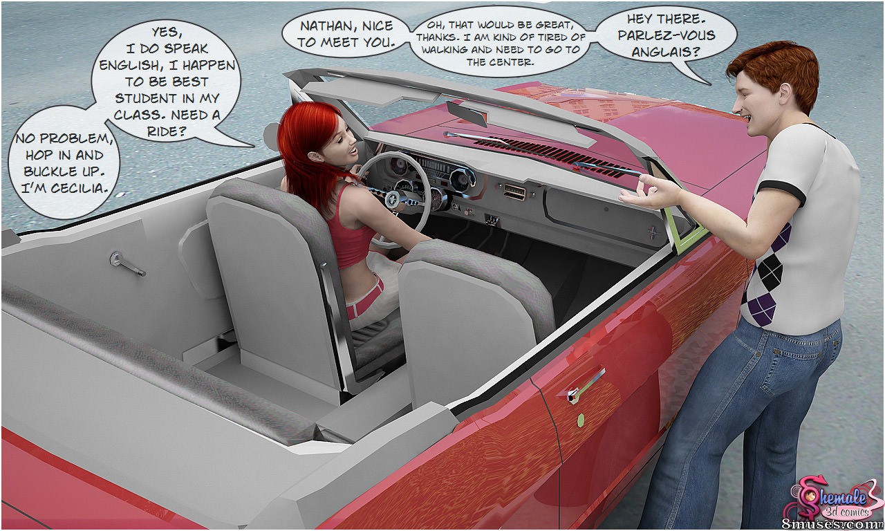 Shemale3DComics.com Collection - Paris eu amo você - Página 3