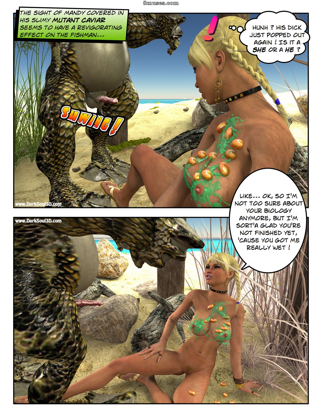 DarkSoul3D Comics - Contos da praia - Sob a praia - Página 24