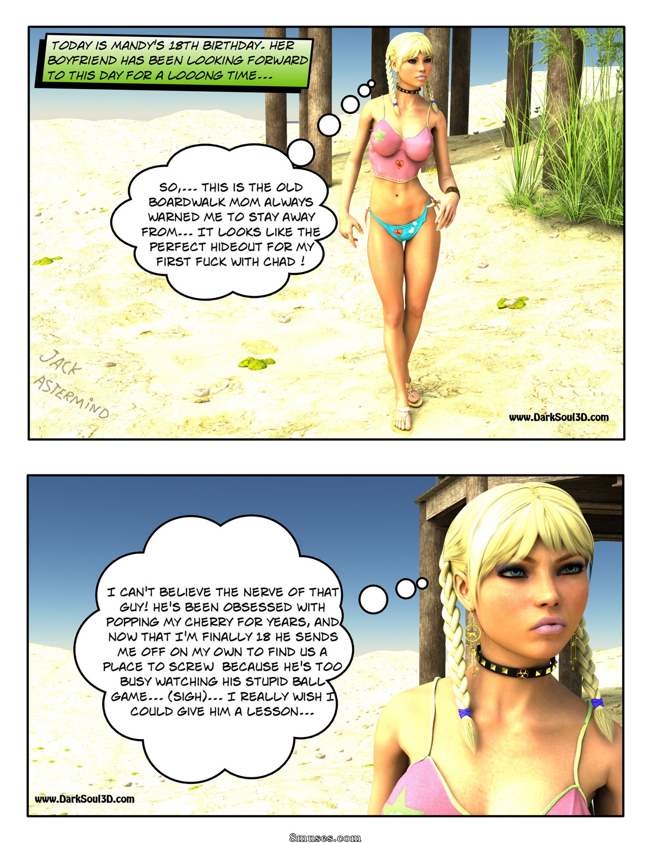 DarkSoul3D Comics - Boardwalk Tales - Under the Boardwalk - Page 2