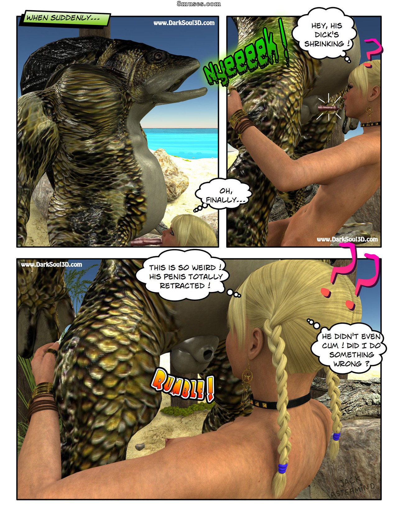 DarkSoul3D Comics - Cuentos del paseo marítimo - Debajo del paseo marítimo - Página 22