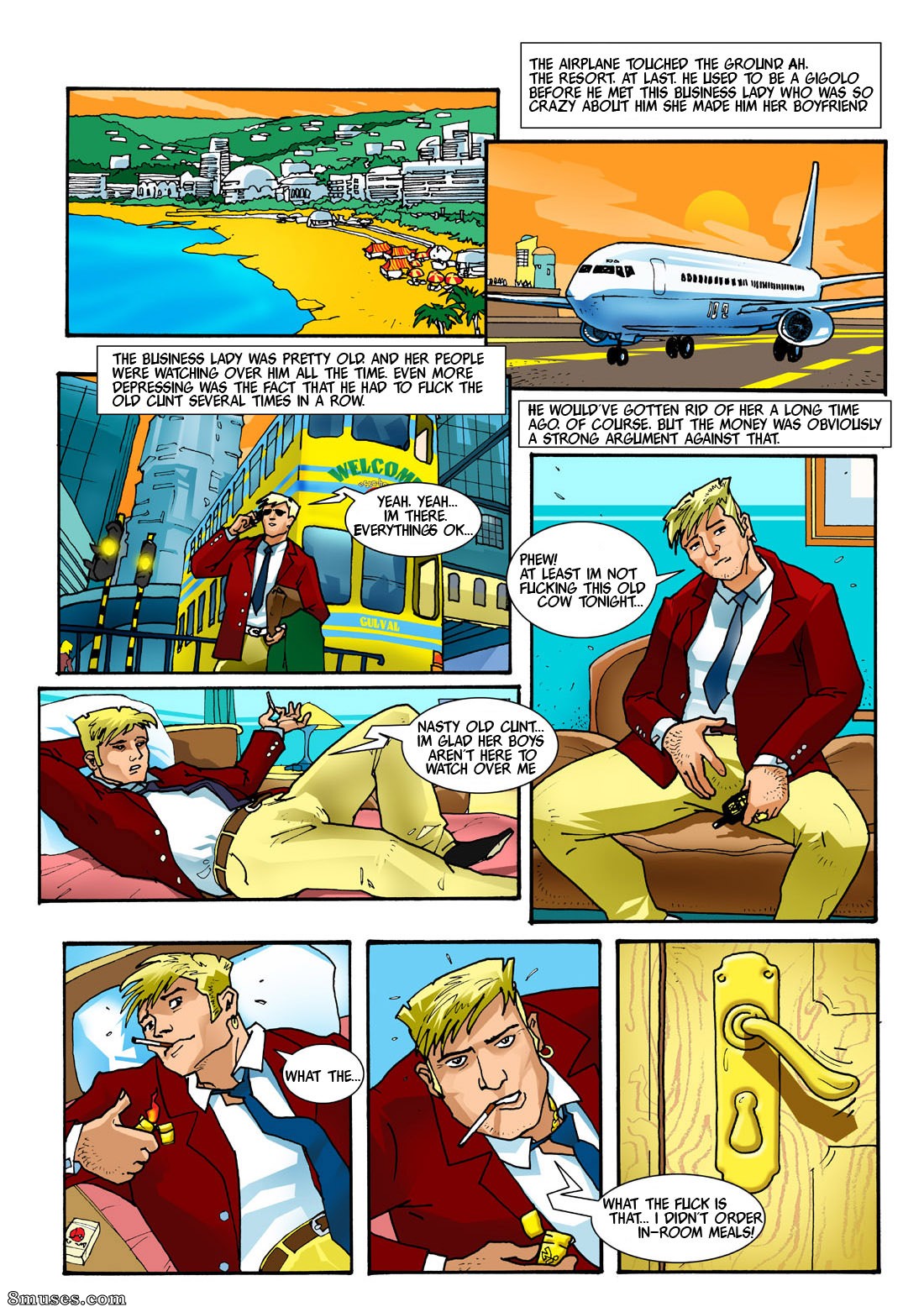 AdultComicsClub.com Collection - Assunto de Quarto de Hotel - Página 1